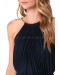 Bariano Melissa Navy Blue Maxi Dress